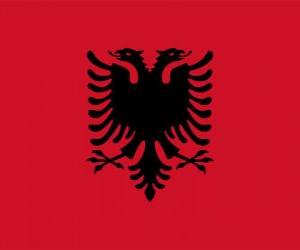 yapboz Arnavutluk bayrağı